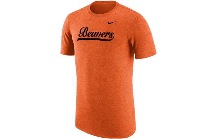 Nike Nike T Shirts Men's Saffron Crew Neck Moderate Straight Fit