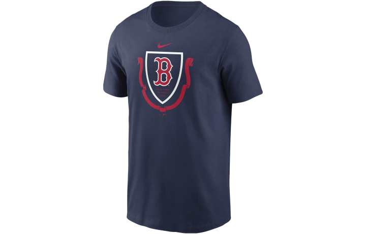 Nike Nike T Shirts Men's Marine Blue Crew Neck Moderate Straight Fit