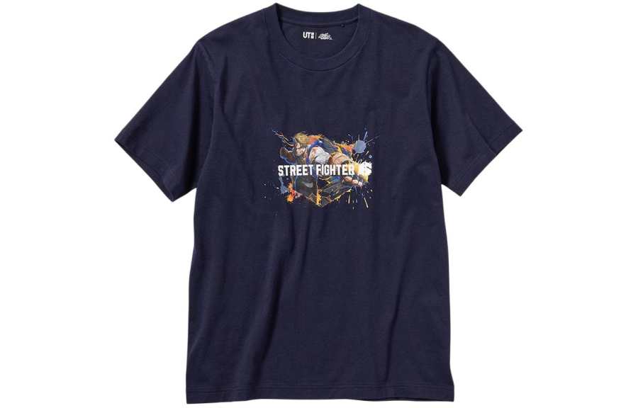 UNIQLO T Shirt Unisex Navy Blue