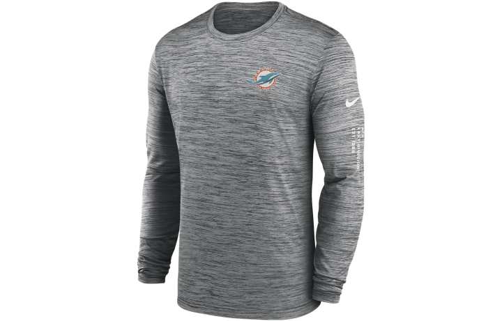 Nike Nike T Shirts Men's Gray Crew Neck Moderate Straight Fit