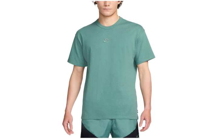 Nike Nike T Shirts Men's Green Crew Neck Moderate