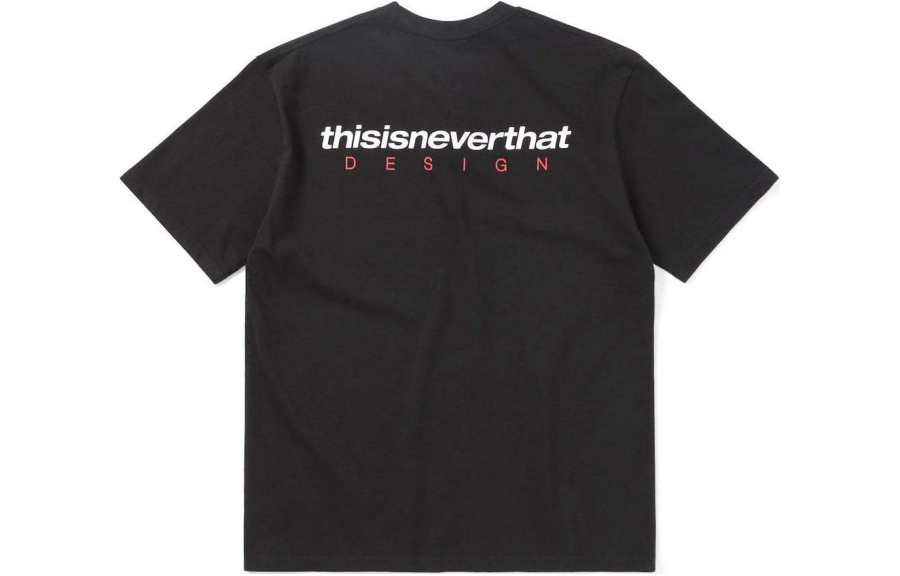 Thisisneverthat Thisisneverthat SS24 DSN Logo Tee T Shirt Unisex Black