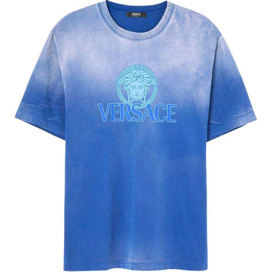 VERSACE Medusa-Logo Gradient-Printed Crewneck T-Shirt