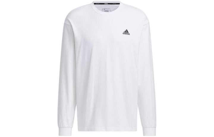 Adidas Adidas T Shirts Men's White Crew Neck Moderate