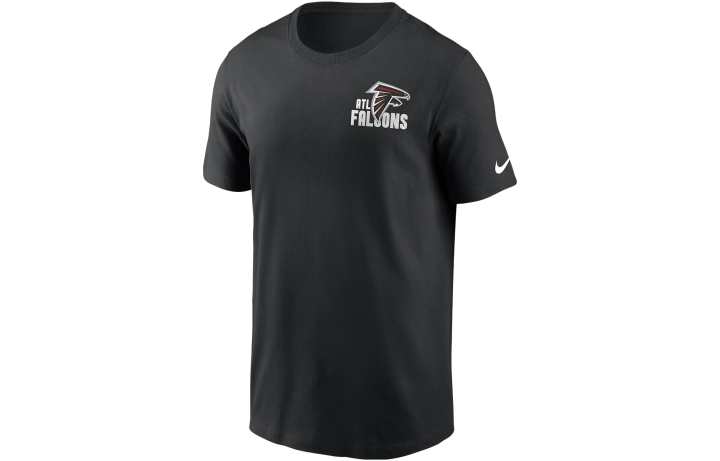 Nike Nike T Shirts Men's Black Crew Neck Moderate Straight Fit