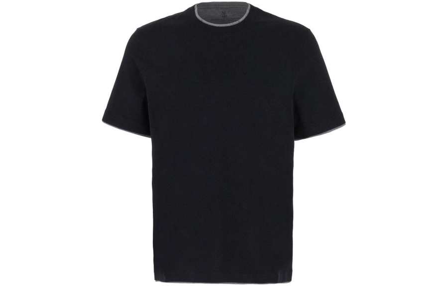 Brunello Cucinelli Layered Effect Crewneck T Shirt