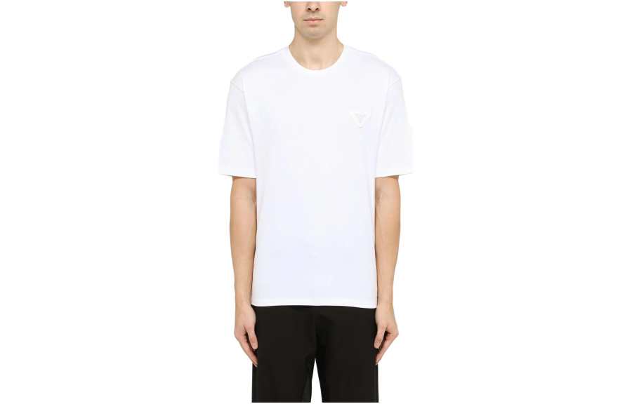 PRADA PRADA Logo Patch Crewneck T-Shirt