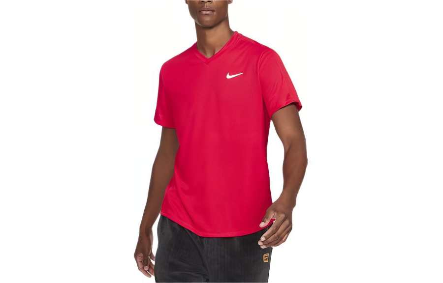 Nike Nike Court Dri FIT Victory T Shirt Men's University Red