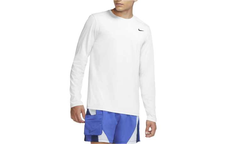 Nike Nike T Shirts Men's White Crew Neck Moderate Straight Fit