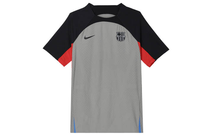 Nike Nike T Shirts Men's Gray Crew Neck Moderate Straight Fit