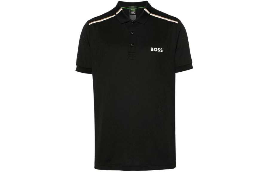 HUGO BOSS Boss HUGO BOSS X Matteo Berrettini Stripe Detailed Polo Shirt