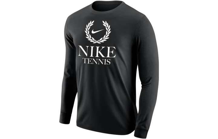 Nike Nike T Shirts Men's Black Crew Neck Moderate Straight Fit