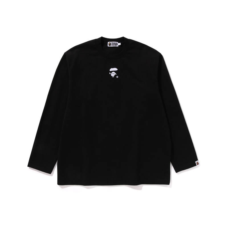A BATHING APE Bape Ape Face L/S Tee
