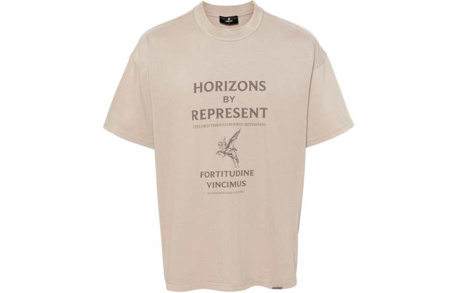 REPRESENT REPRESENT Horizons Slogan Printed T Shirt
