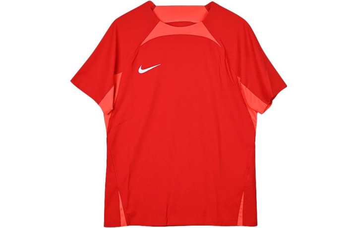 Nike Nike T Shirts Men's Red Crew Neck Moderate Straight Fit