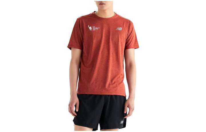 New Balance New Balance T Shirt Men's Dark Burgundy
