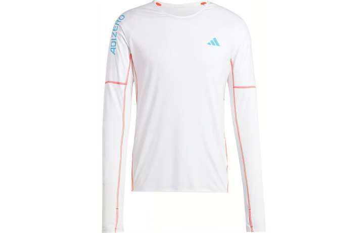 Adidas Adidas T Shirts Men's White Crew Neck Moderate Straight Fit