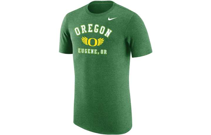 Nike Nike T Shirts Men's Green Crew Neck Moderate Straight Fit