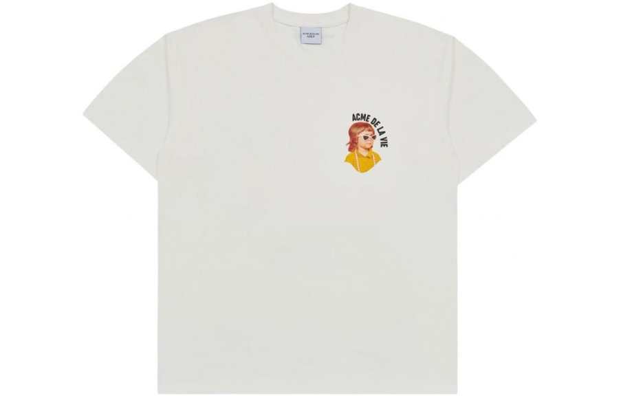 Acme De La Vie Acme De La Vie/ADLV T Shirt Unisex Cream