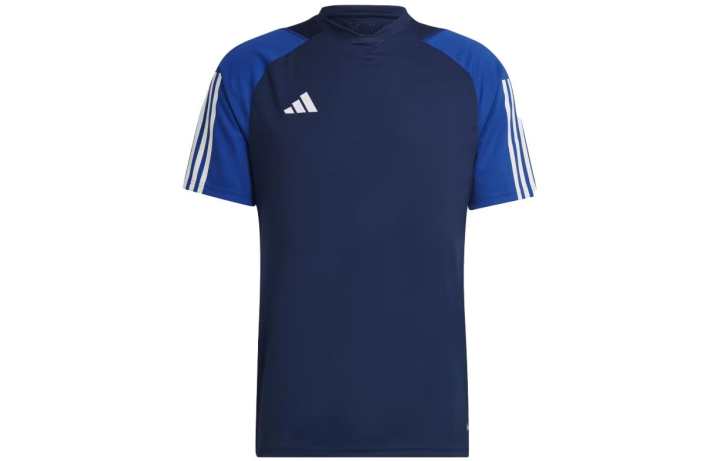 Adidas Adidas T Shirts Men's Blue Crew Neck Moderate Straight Fit