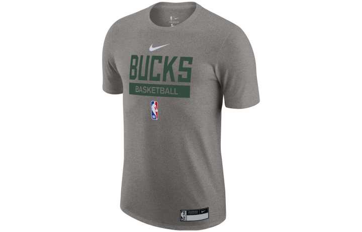 Nike Nike T Shirts Men's Gray Crew Neck Moderate Straight Fit