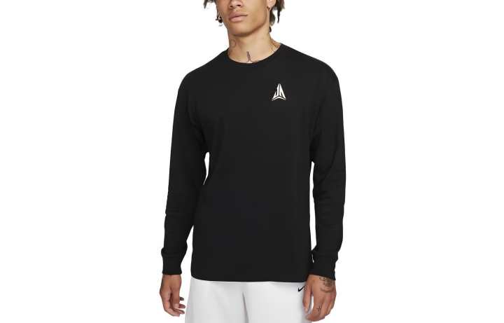 Nike Nike T Shirts Men's Black Crew Neck Moderate Straight Fit
