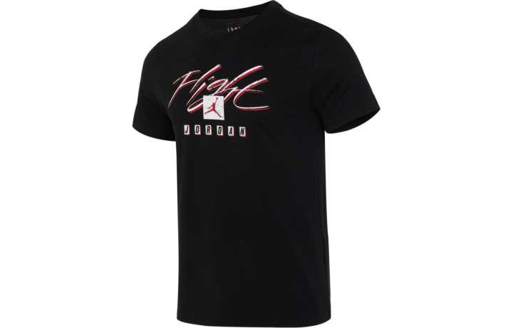 Jordan Jordan T Shirts Men's Black Crew Neck Moderate