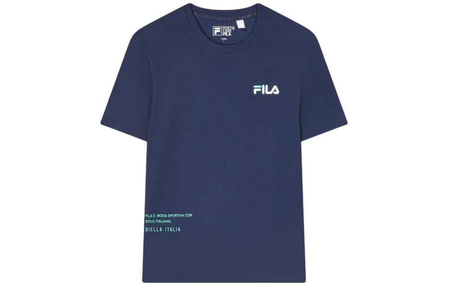 FILA T Shirt Men's Dark Ship Blue