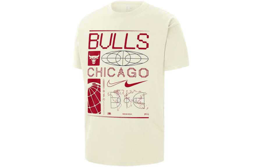 Nike Nike Max90 Chicago Bulls T Shirt Men's Sail White