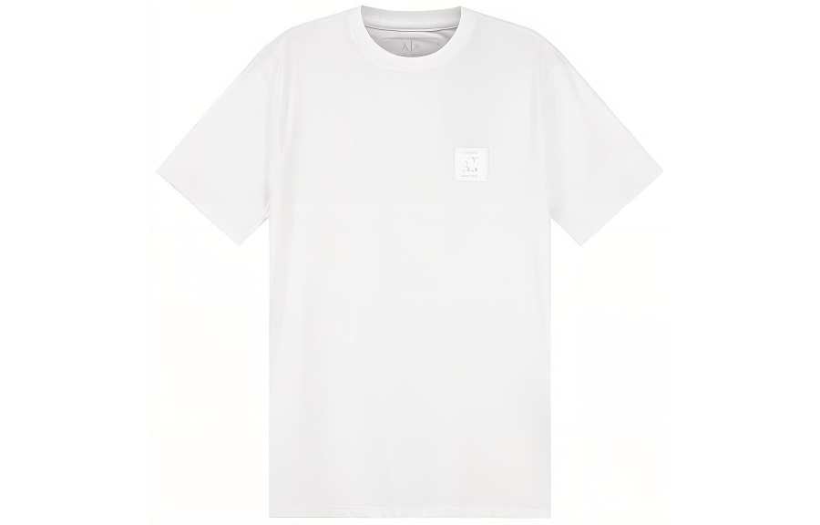 ARMANI EXCHANGE Logo-patch Short-sleeve Cotton T-shirt