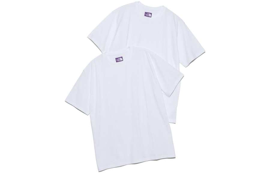 THE NORTH FACE PURPLE LABEL T Shirts Men's Crew Neck Moderate Straight Fit