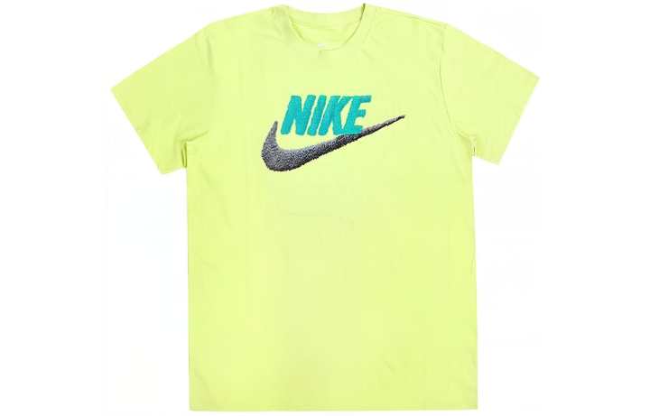 Nike Nike T Shirts Men's Green Crew Neck Moderate