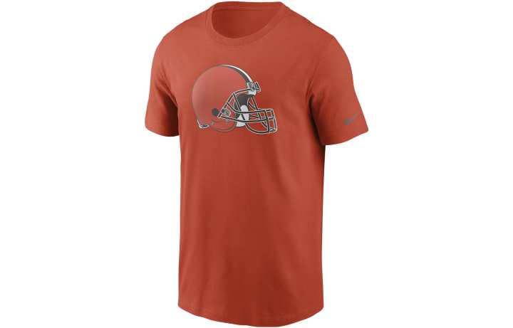 Nike Nike T Shirts Men's Saffron Crew Neck Moderate Straight Fit