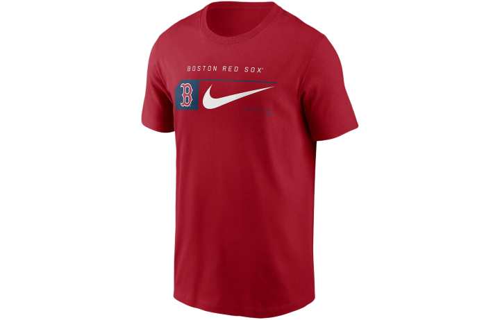 Nike Nike Boston Red Sox Team Swoosh Lockup T Shirt Men's Red