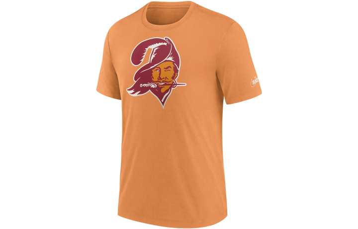 Nike Nike T Shirts Men's Saffron Crew Neck Moderate Straight Fit