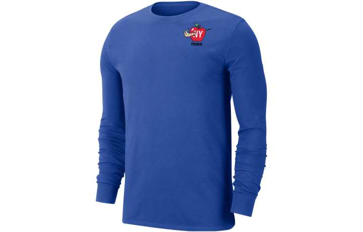 Nike Nike Dri Fit T Shirts Men's Royal Blue Crew Neck Moderate Straight Fit