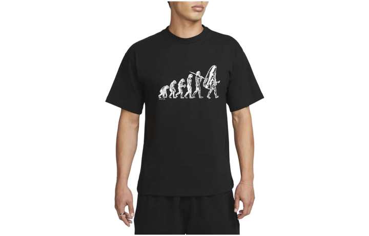 Nike Nike T Shirts Men's Black Crew Neck Moderate