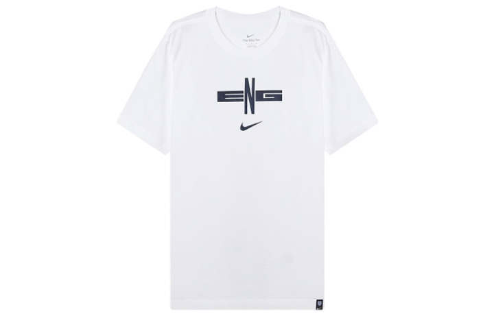 Nike Nike T Shirts Men's White Crew Neck Moderate Straight Fit