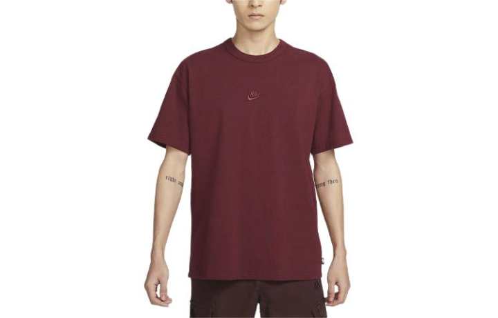 Nike Nike Sportswear Premium Essentials T Shirt Men's Dark Red