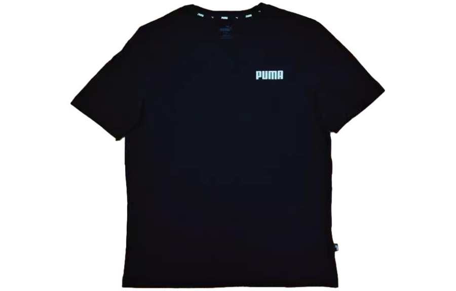PUMA Set-in Sleeve T-Shirt Men's Black