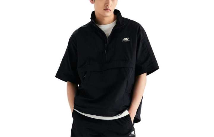 New Balance New Balance T Shirts Unisex Black Thin Straight Fit