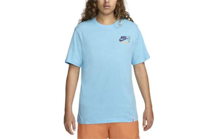 Nike Nike Sportswear T Shirt Men's Sky Blue