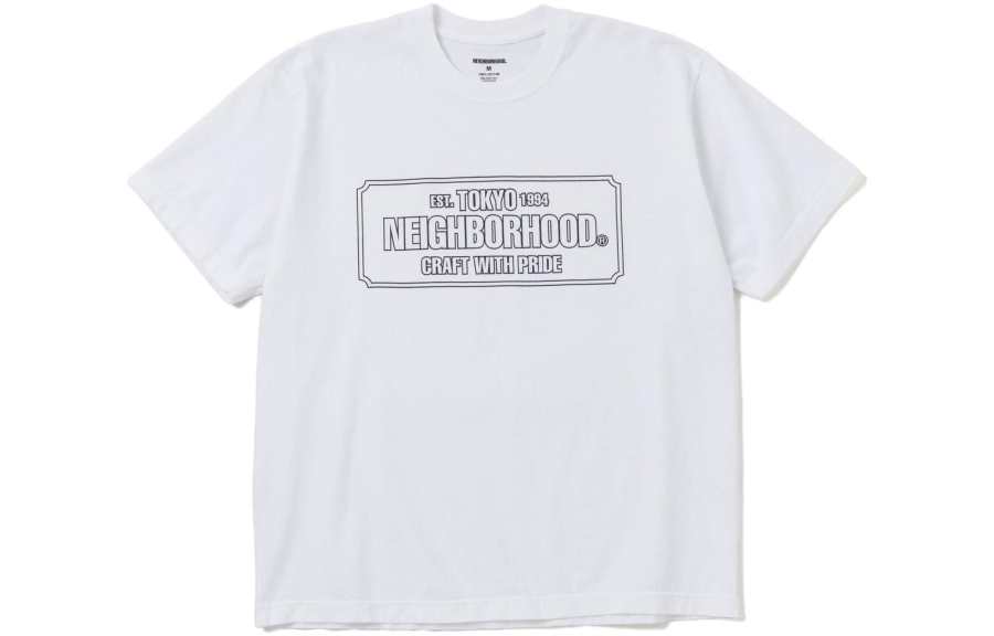 NEIGHBORHOOD Logo print Cotton T shirt