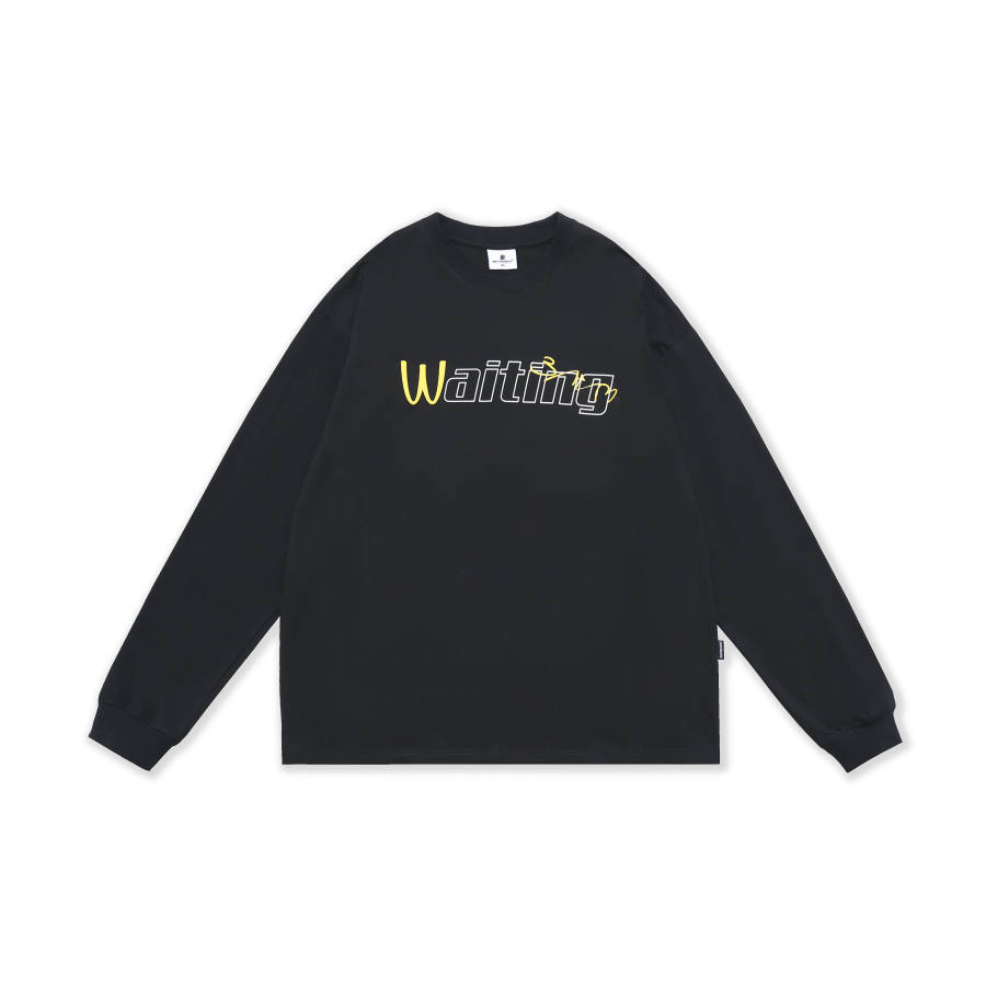 WAITINGWAVE T Shirts Unisex Crew Neck Moderate Straight Fit