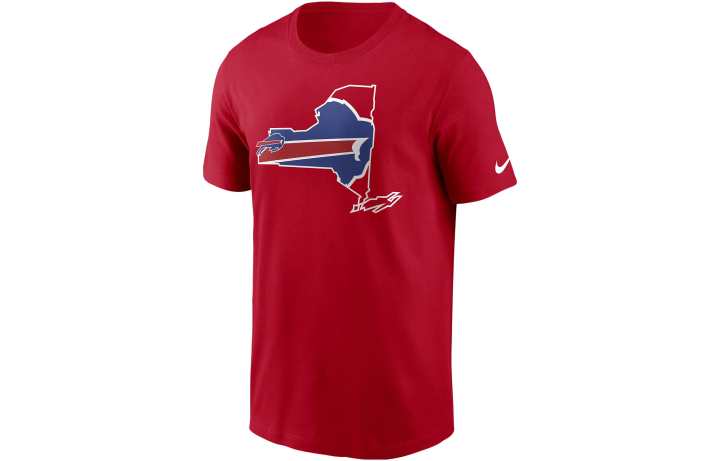 Nike Nike T Shirts Men's Red Crew Neck Moderate Straight Fit