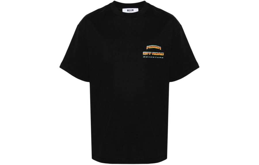 MSGM Msgm logo-print cotton T-shirt