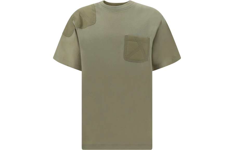 Burberry 【Previous Season】panelled jersey T-shirt