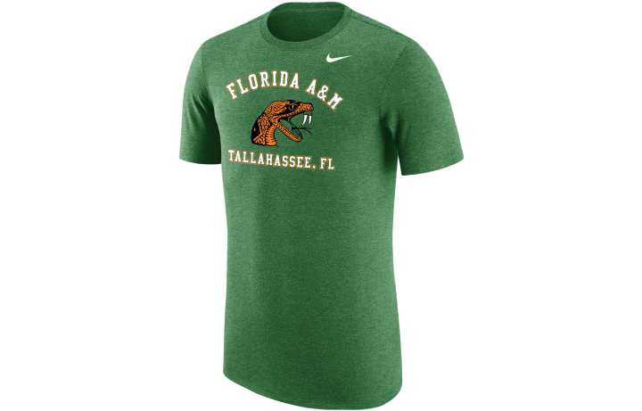 Nike Nike T Shirts Men's Green Crew Neck Moderate Straight Fit
