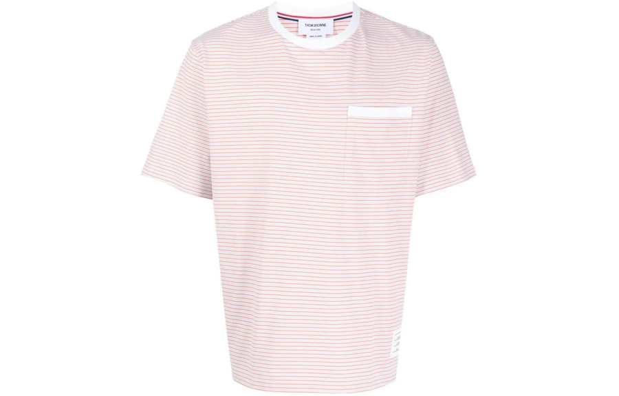 THOM BROWNE THOM BROWNE Striped Crewneck T Shirt