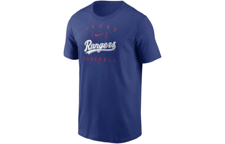 Nike Nike Texas Rangers Home Team Athletic Arch T Shirt Men's Blue